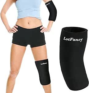 LotFancy Elbow Ice Pack Compression Sleeve, Cold Therapy for Tendonitis and Golfers Tennis Elbow, Hot Cold Compress Wrap Relieves Arm, Ankle, Wrist, Calf, Knee, Muscles, Joints Pain, Mother's Day Gift