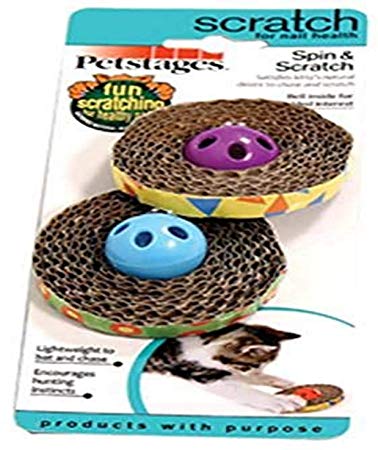 Petstages Spin & Scratch Cat Toy
