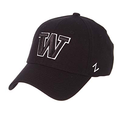 Zephyr NCAA Mens ZH Black Stretch Fit Hat