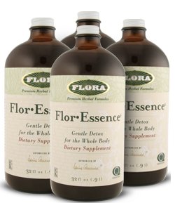 Flora Flor-Essence Tea Cleanse 32 Oz - Pack of 4 Bottles
