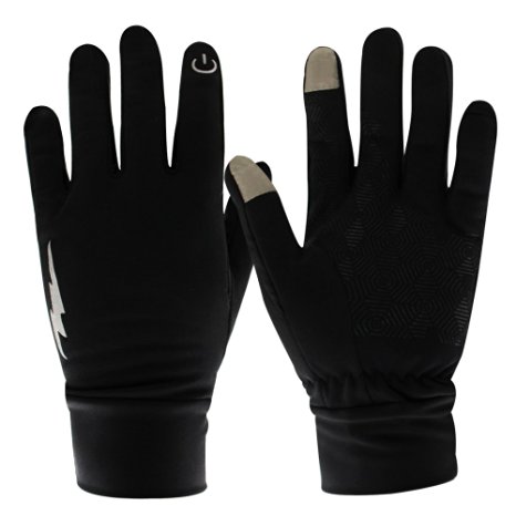 Solitary Walker Outdoor Palm Anti-slip Silicone Fashion Touch Screen Gloves