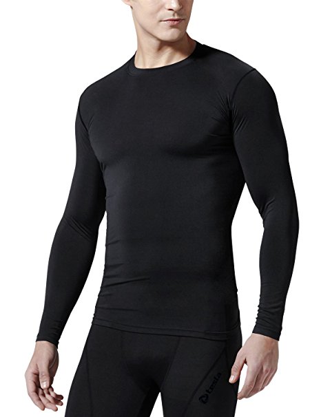 Tesla Men's Thermal Coldgear Compression Baselayer Long / Short Sleeve Top R21/V34/R36/V35