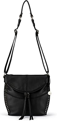 The Sak Women's Silverlake Crossbody Bag in Leather, Casual Purse with Adjustable Strap & Zipper Pockets