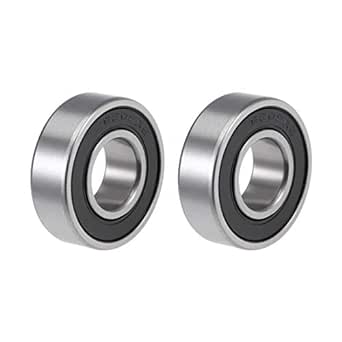 uxcell 6202-5/8-2RS Deep Groove Ball Bearing 5/8"x35mmx11mm Sealed Z2 Lever Bearings 2pcs