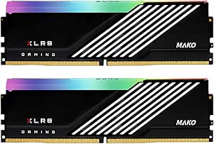 PNY 32GB(2x16GB) XLR8 DDR5 6000MHz CL40 RGB Desktop Memory kit