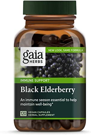 Gaia Herbs Rapid Relief - Black Elderberry 120 vcaps