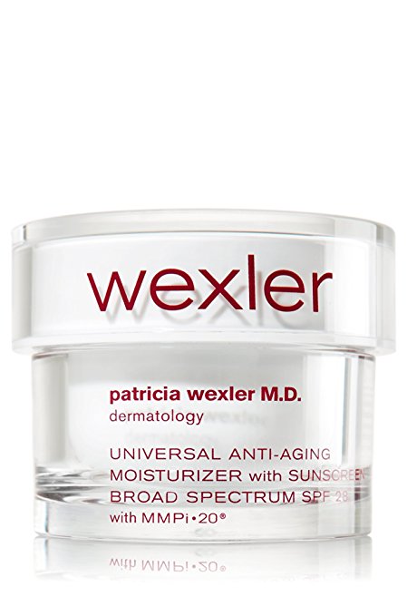 Patricia Wexler M.D. Dermatology Universal Anti-Aging Moisturizer with SunScreen Broad Spectrum SPF 28 with MMPi 20, 1.7 Ounce