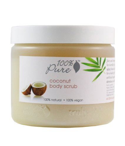 100% Pure: All Natural and Organic, Body Scrub - Coconut, 16 oz