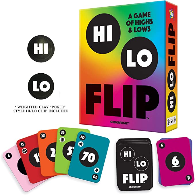 Hi Lo Flip A Card Game of Highs & Lows