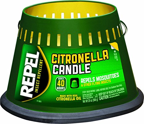 Repel 94116 Citronella Triple Wick Candle, 20-Ounce, Pack of 1