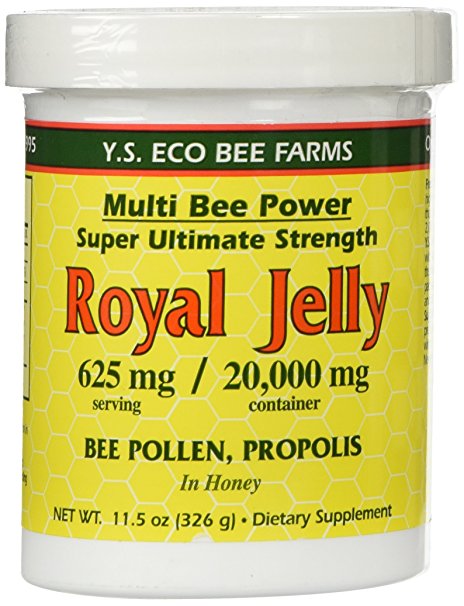 YS Royal Jelly/Honey Bee - R.J. B.P.Propol/, 20000 mg, 11.5 oz gel