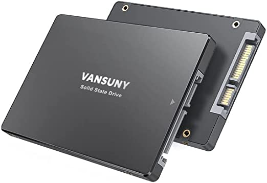 Vansuny 120GB SATA III SSD Internal Solid State Drive 2.5” Internal Drive Advanced 3D NAND Flash up to 450MB/s SSD Hard Drive for PC Laptop