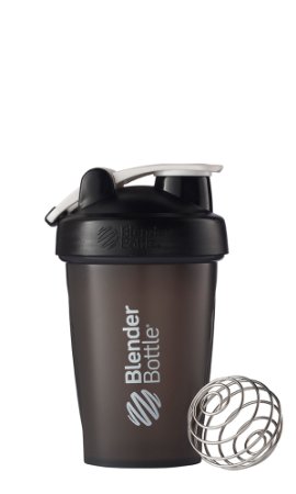 BlenderBottle Classic Loop Top Shaker Bottle, Black, 20-Ounce