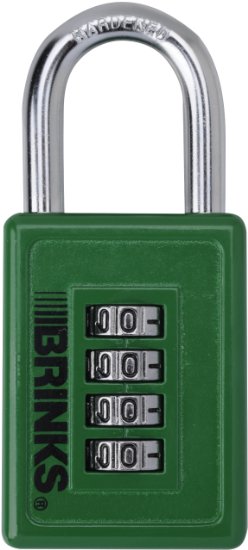 Brinks 165-50054 40mm Zinc Resettable Sports Padlock