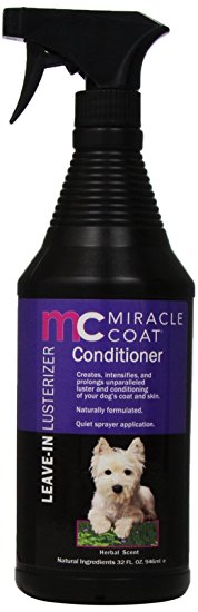 Miracle Coat Leave-In Conditioner and Lusterizer for dogs