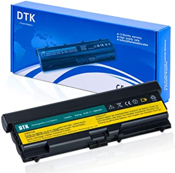 DTK Laptop Battery for Lenovo IBM Thinkpad OA36303 0A36303 70   W530 W530i L430 L530 T430 T430i T530 T530i Notebook (Extended 9 Cells 7800mah)