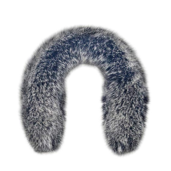 Futrzane Faux Fur Trim For Hood Replacement - Like Real Fur - Buttons Included