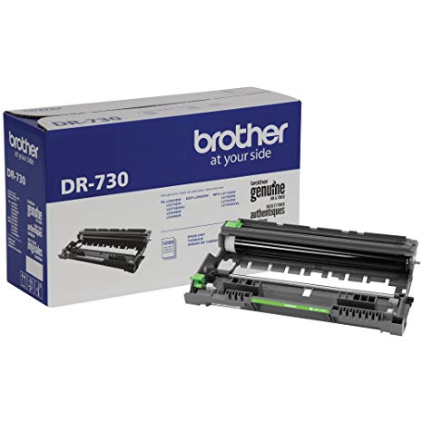 Brother Genuine Drum Unit, DR730, Seamless Integration, Yields Up to 12,000 Pages, Black