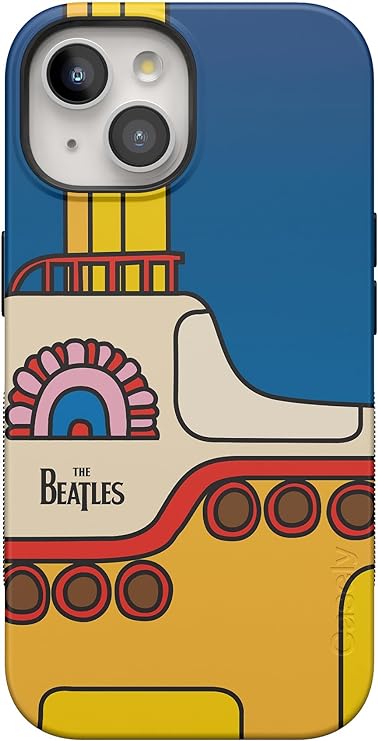 Casely iPhone 15 Case | Beatles | Yellow Submarine | Bold Case | Compatible with MagSafe