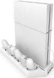 Ortz PS4 Vertical Stand with Cooling Fan LIMITED EDITION -White