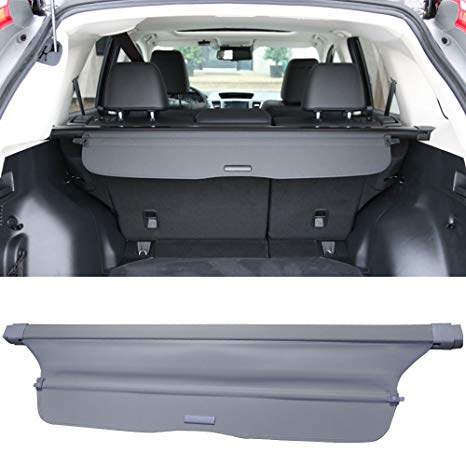 Cargo Cover Fits 2012-2016 Honda CRV | Factory Style Gray Luggage Carrier Rear Trunk Security Cover by IKON MOTORSPORTS | 2013 2014 2015