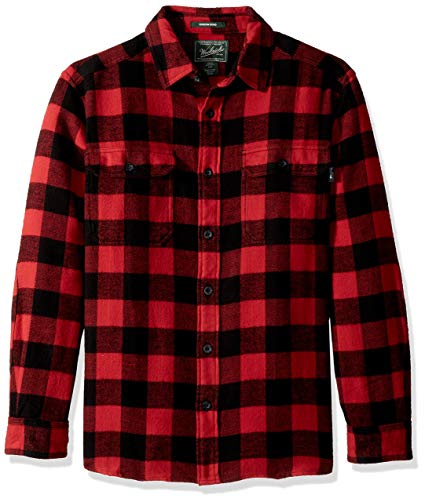 Woolrich Men's Oxbow Bend Plaid Flannel Shirt - 100% Cotton