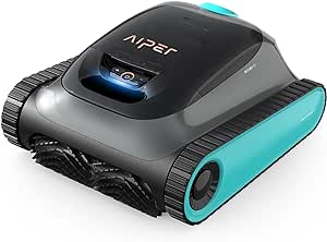 (2024 New) AIPER Scuba S1 Cordless Robotic Pool Cleaner, Wall Climbing Pool Robot Vacuum, WavePath Navigation 2.0 with Periodic Cleaning, Last 150 Minutes for In-ground Pools up to 1600 Sq.ft-Blue