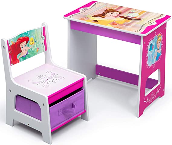 Disney Princess Kids Wood Desk and Chair Set by Delta Children