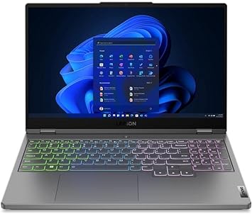 Lenovo Legion 5 Gaming Laptop Computer, 15.6" FHD Display 165Hz, NVIDIA GeForce RTX 3060, 16GB RAM, 512GB SSD Storage, AMD Ryzen 7 6800H, Backlit KB, Win11, Storm Grey, W/GaLiMu