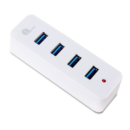 1byone USB 3.0 4-Port Compact SuperSpeed Hub with USB 3.0 Cable