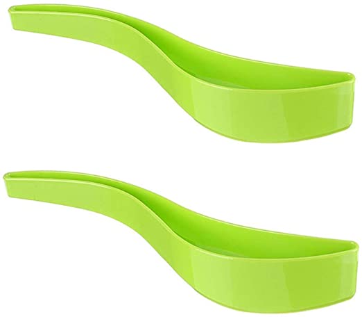 MIAO JIN 2 Pack Creative Plastic Cake Splitter Blade Cutter Splitter Baking Tool for Cake Pie And Pastry (Green)