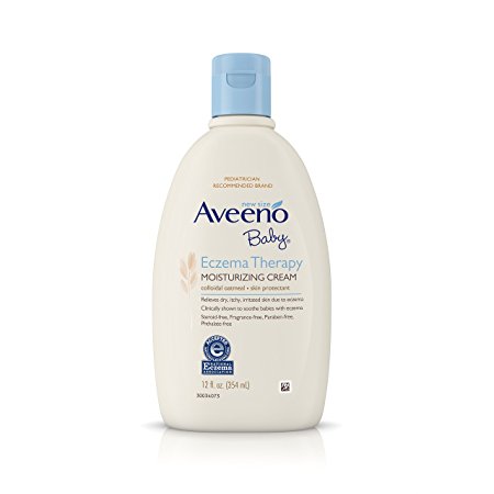 Aveeno Baby Eczema Therapy Moisturizing Cream, 12 Fl. Oz