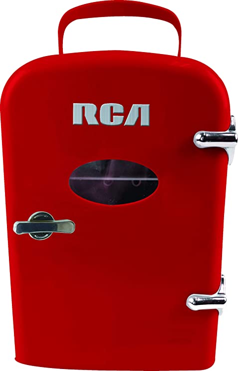 RCA Mini Compact Refrigerator - Red