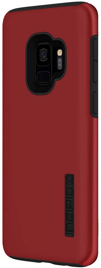 Incipio DualPro Samsung Galaxy S9 Case with Shock-Absorbing Inner Core & Protective Outer Shell for Samsung Galaxy S9 (2018) - Iridescent Red/Black