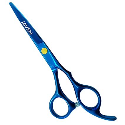 Professional Hair Cuting Shears,6 Inch Hair Cutting Scissors Sharp Razor Edge Hairdressing Scissors Salon Hair Scissors For Barber/Home Use Japan 440c Stainless Steel (black) (blue)