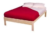 King Size Nomad Platform Bed Frame - Solid Hardwood