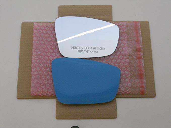 New Replacement Mirror Glass with FULL SIZE ADHESIVE for VOLKSWAGEN BEETLE JETTA Passenger Side View Right RH