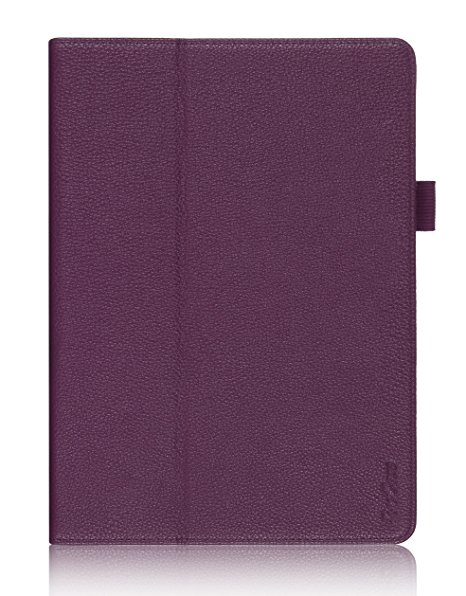 ProCase Samsung Galaxy Tab S 10.5 Case - Bi-Fold Flip Stand Cover Case exclusive for 2014 Galaxy Tab S Tablet (10.5 inch, SM-T800), with Hand Strap, auto Sleep/Wake (Purple)