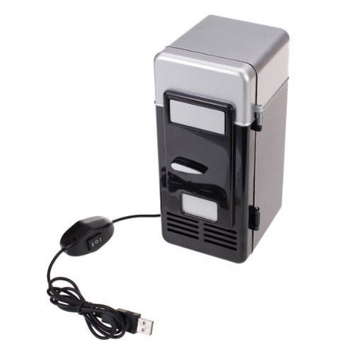 Urparcel Mini PC USB Refrigerator Fridge Beverage Drink Can Cooler Warmer