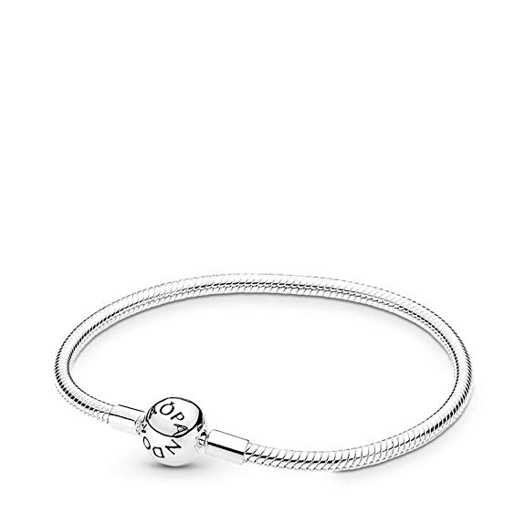 Pandora Smooth Silver Clasp Bracelet, Sterling Silver, 7.5 in