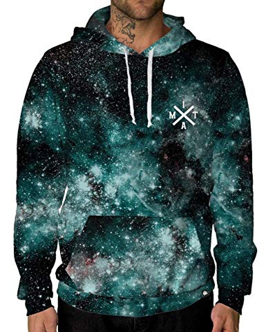 INTO THE AM Galaxy Hoodie Sweatshirts - Long Sleeve Unisex Pullover Hoodies