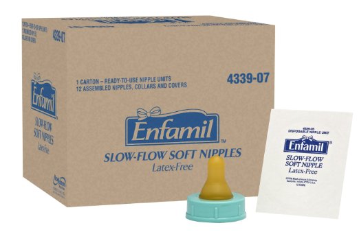 Enfamil Enfamil Slow Flow Soft Nipple, 12-count, 12 Count