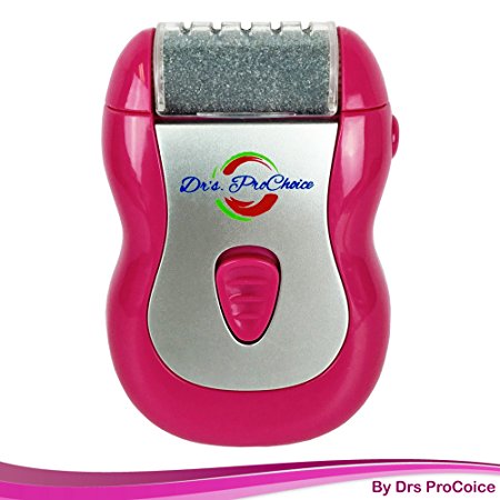 Best Pink Mini-Pedicure Callus Remover by Drs ProChoice: A More Powerful Motor and A Better Design To Quickly and Easily Buff Away Tough Skin From Hands and Feet: Cost Effective With Highest Quality.