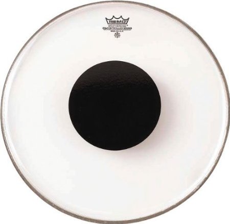 Remo Controlled Sound Clear Drum Head with Black Dot - 14 Inch