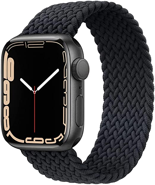 GBPOOT Sport Watch Bands Compatible With Braided Solo Loop Apple Watch Band 38mm 40mm 42mm 44mm,Soft Stretchy Braided Wristband for Iwatch Series 1/2/3/4/5/6/SE