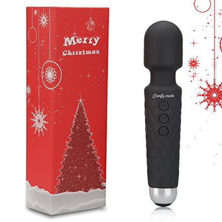 UPGRADED Powerful Wand Viberate Massager Best For Women, Woman, Female Toy & Couples Adult Items Toys- Discreetly Packaged(Black)CM-Xmas-B
