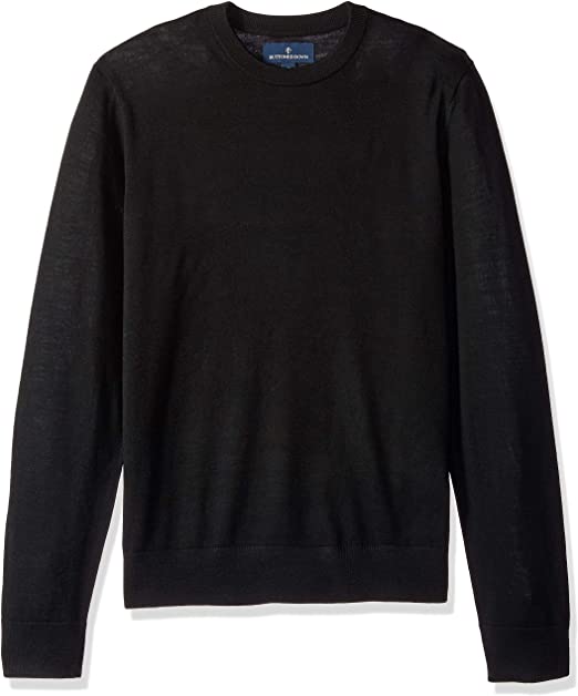 Amazon Brand - BUTTONED DOWN Men's Italian Merino Wool Lightweight Cashwool Crewneck Sweater