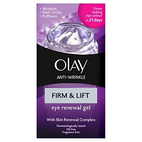 Olay Anti-Wrinkle Firm and Lift Anti-Ageing Eye Renewal Gel, 15 ml