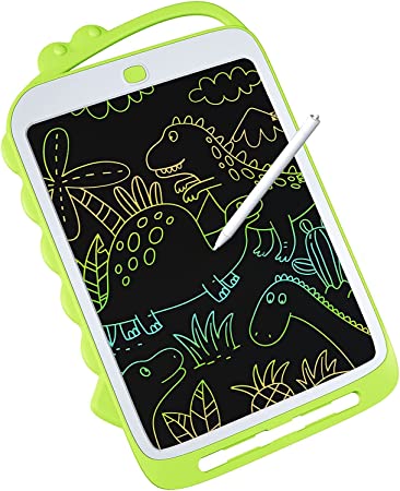 Toyshine 10" Big Size Writing Tablet for Kids, LCD Tab for Kids Drawing Pad Doodle Board Scribble and Play for 3-10 Years Old Boys/Girls Gifts Education Learning Toys- Green