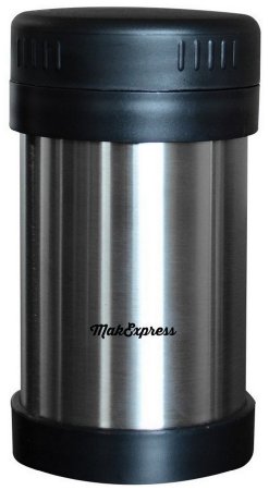 Food Jar Thermos 16 Oz Insulated Double Wall Vacuum Stainless Steel By MakExpress